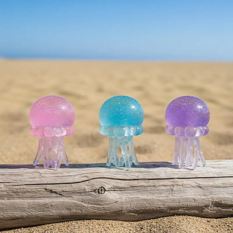 Colorful Trending Nee Doh Jellyfish Toy Soft Jelly Squeeze Stress Relief Fidget Toy Sensory NeeDoh Toy For Kids & Adults Gift