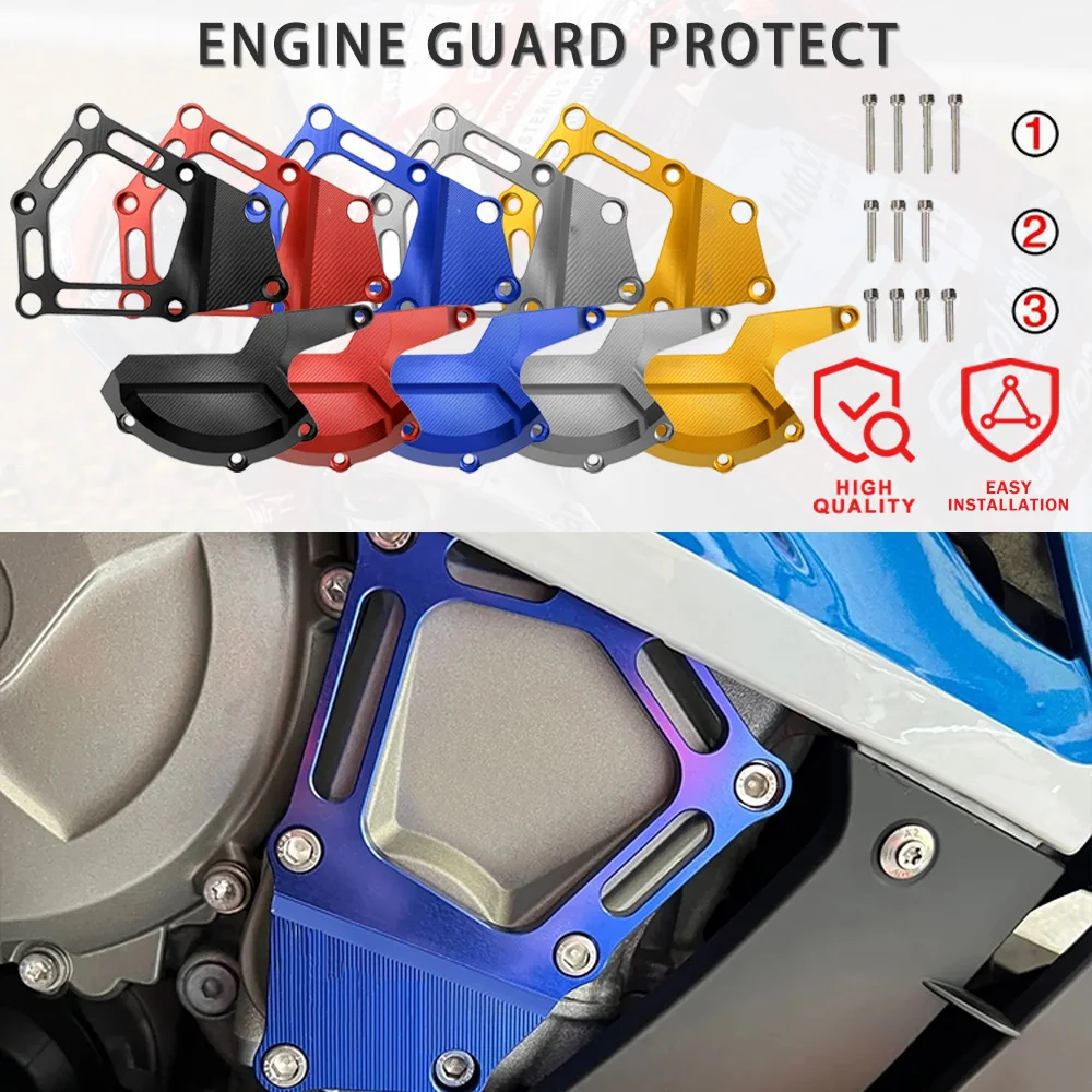

Защитная крышка статора двигателя, боковой слайдер для BMW S1000RR HP4 K42 K46 S 1000 RR S1000 RR 2009-2018 2017 мотоцикла
