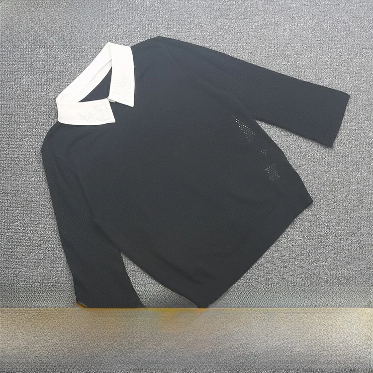 Mittabai Long Sve محبوك سترة تنوعا المرأة Faion ربيع الخريف ملابس مريحة لينة النسيج قسط Quali