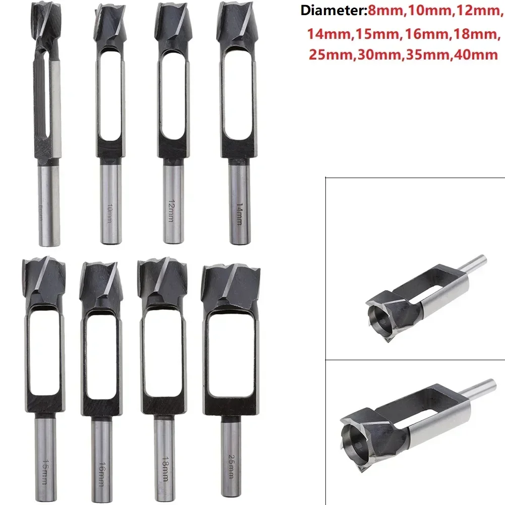 8-40mm Carbon Steel Woodworking Drill Bit Tapered Tenon Sealing Plug Cutter End Milling Cutter For Carpentry Renovation Tools