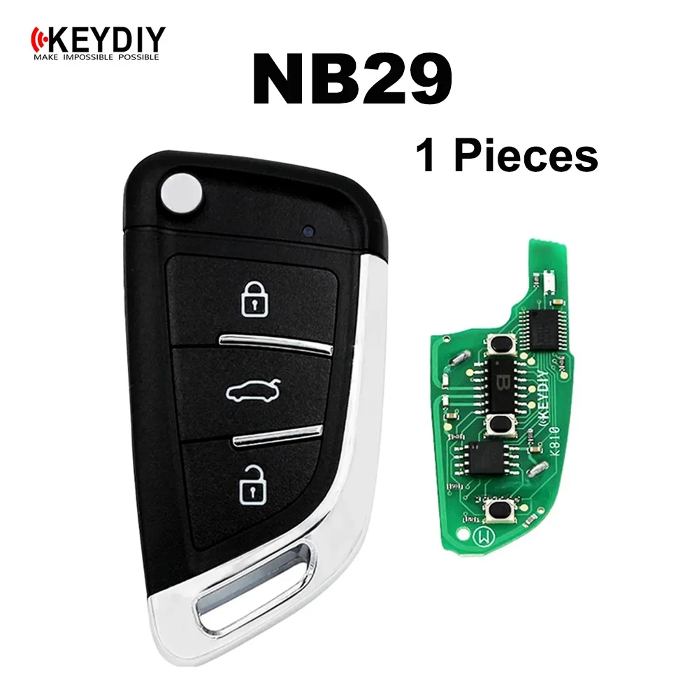 

1 шт./лот оригинальный ключ KEYDIY NB29 3 кнопки Многофункциональный умный пульт дистанционного управления автомобильный ключ для KD900/MINI/KD-X2 программатор серии NB