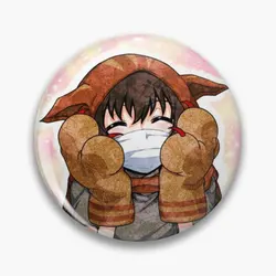 Gin Ibushi  Soft Button Pin Collar Clothes Badge Decor Lapel Pin Metal Funny Fashion Jewelry Gift Hat Women Lover Cute Cartoon