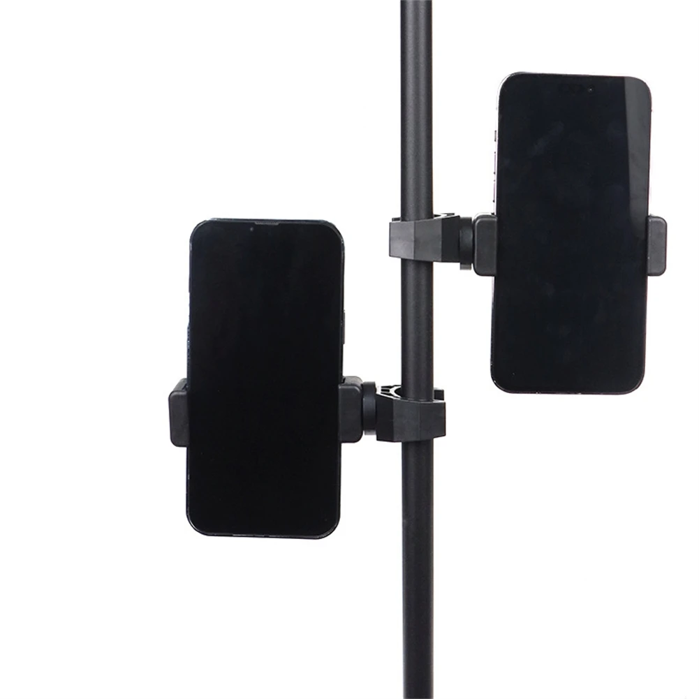 Microphone Holder Microphone Stand 360 Degree Rotating Black Plastic 10x4cm Tube Diameter Within 30MM Practical