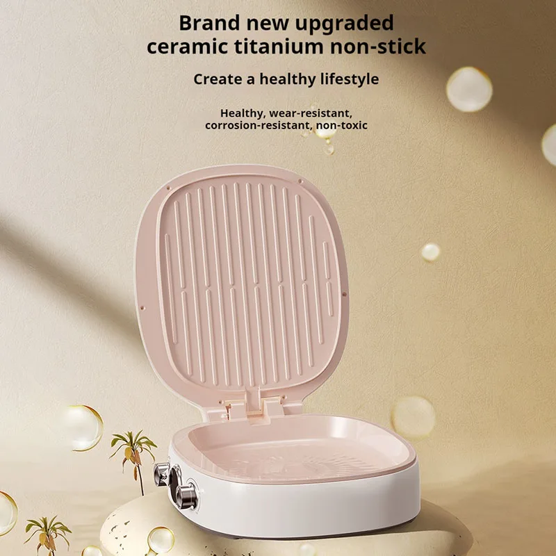 جديد 2026 تسخين منزلي على الوجهين نمط جديد فطيرة ومكبرة وآلة مع ألواح خبز مزدوجة كهربائية pa