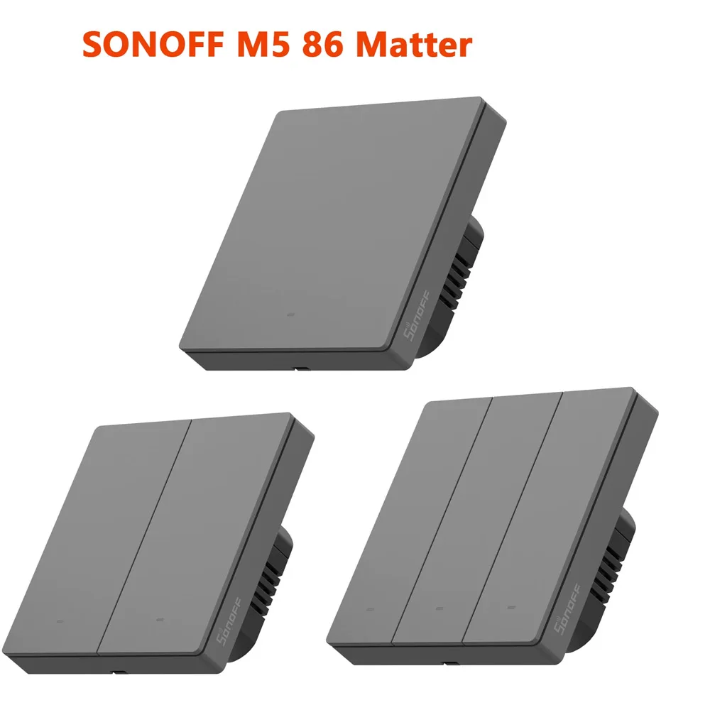 

1C 2C 3C Matter Scene Controller Intelligent Switch SONOFF Wifi Smart Wall Button Switch M5/86 120 Ewelink Work with Alexa