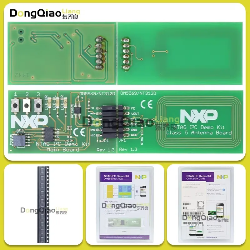 

NXP OM5569-NT312D NT3H1101 Near Field Communication NFC Evaluation Board NTAG 12C PLUS
