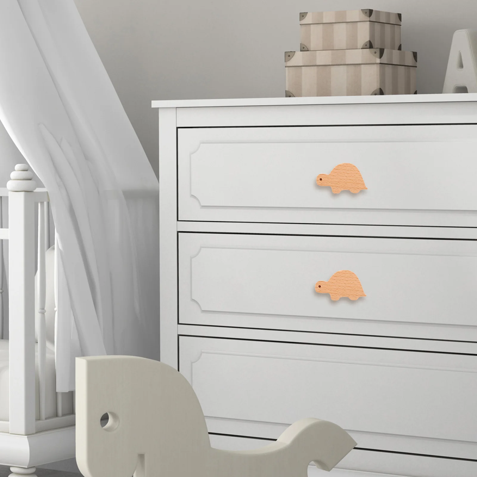 

Animal Shaped Wooden Cabinet Knob Drawer Pull Handle Replacement for Dresser Wardrobe Cupboard Decorative Handles