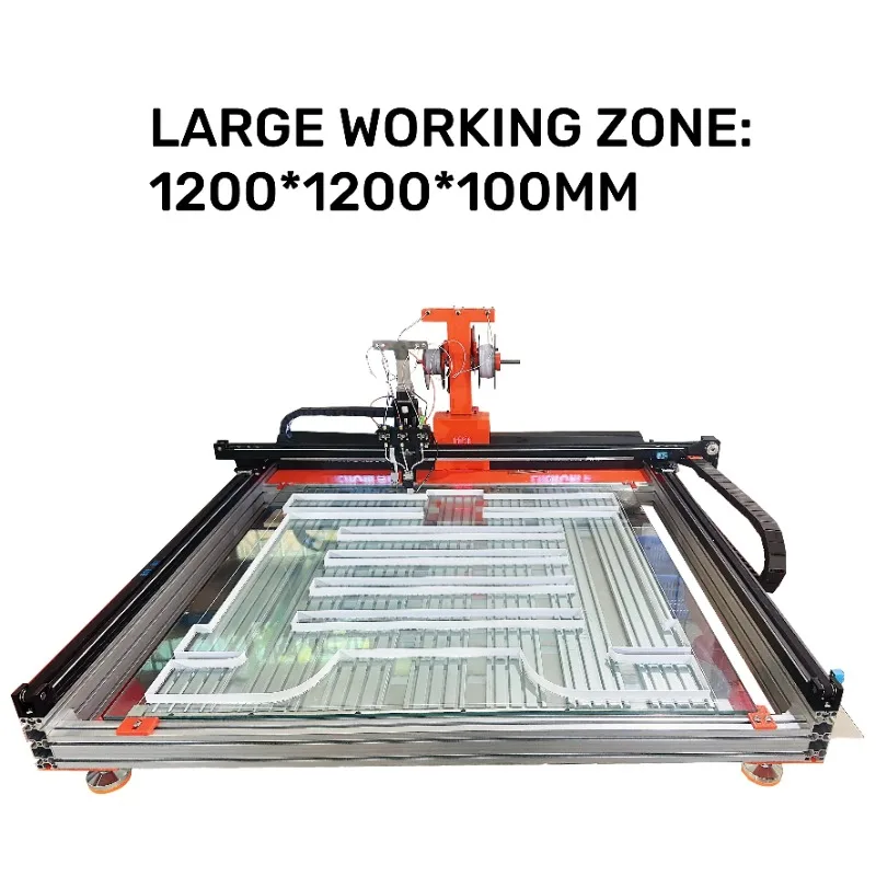 2024 new large scale 1200mm*1200mm*100mm  outdoor business sign printer 3d printer for advertising sign