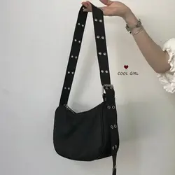 Modne torby na ramię śliczna torba typu Crossbody fajne torebki torebki damskie kobiety w kolorze olid torebka uliczna torba typu Crossbody