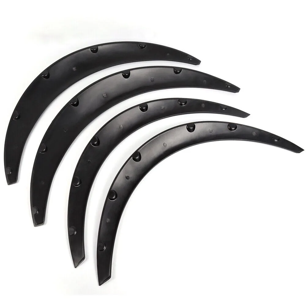 

4Pcs Universal Fender Flares Extra Wide Body Flexible Car Wheel Arches United States