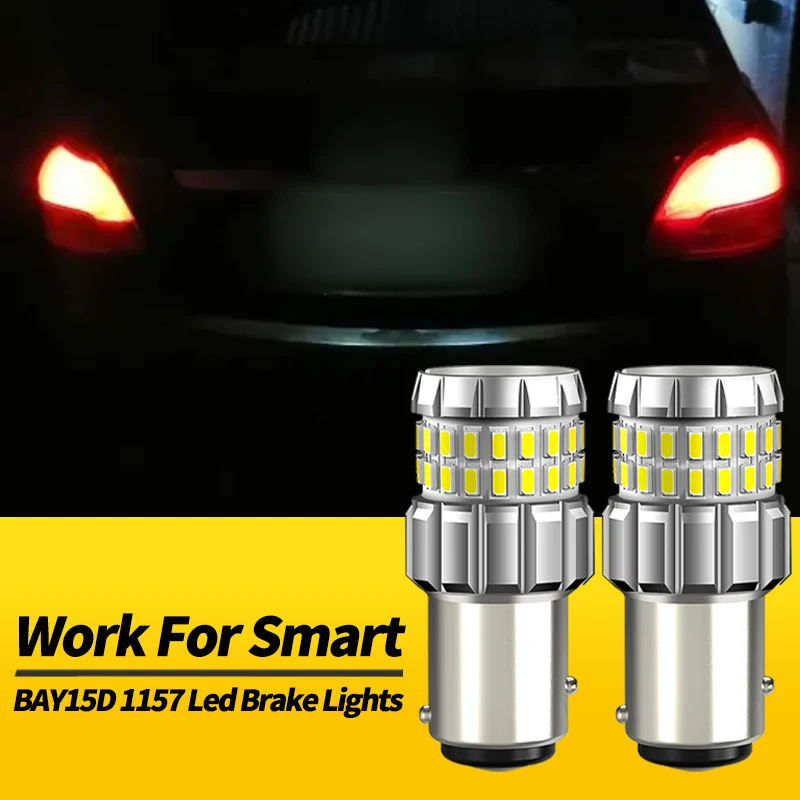 

2 шт. 12 В P21/5 Вт 1157 BAY15D светодиодные стоп-сигналы Canbus для Smart Fortwo MK1 450 MK2 451 MK3 453 Forfour 454 автомобильные аксессуары
