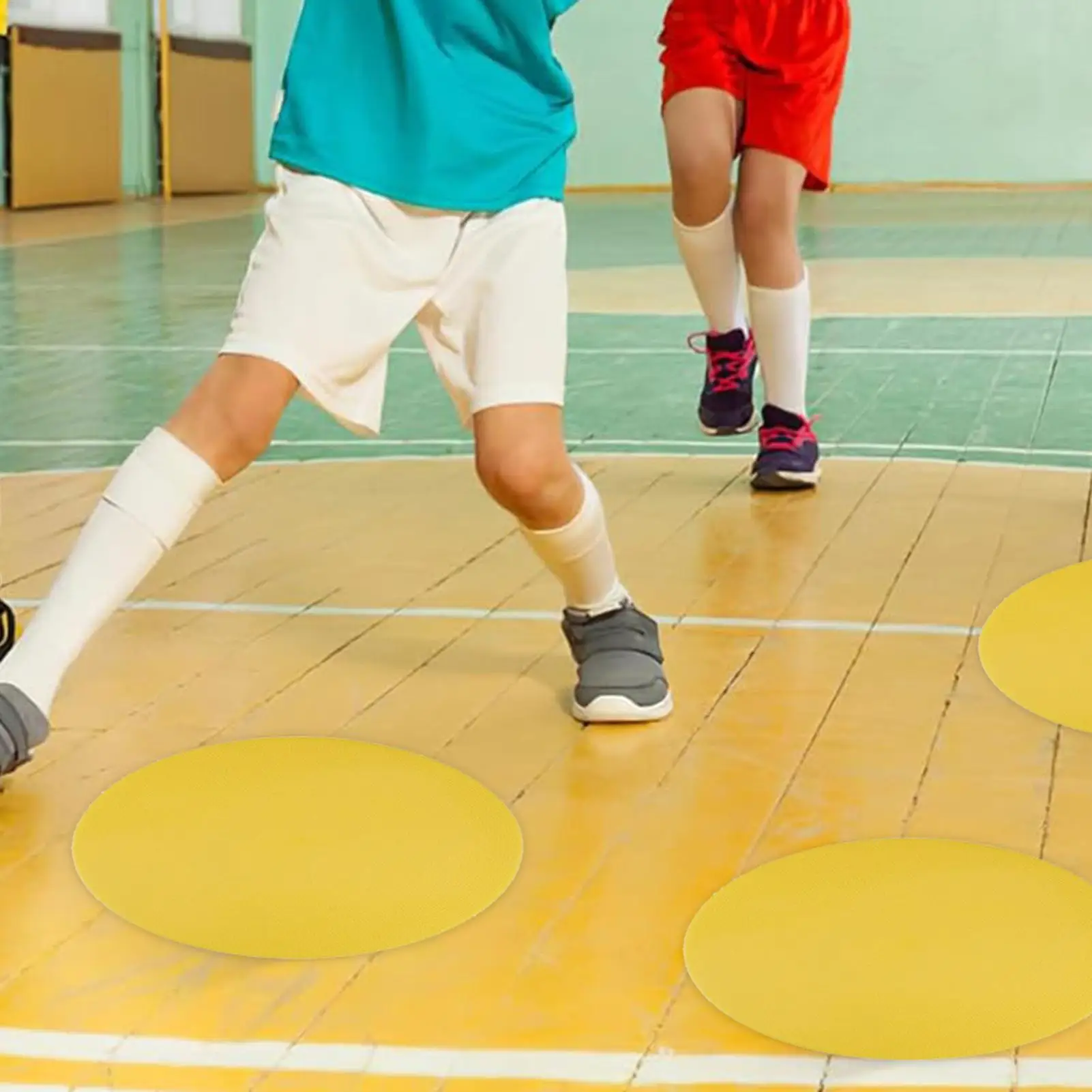 Práctica placa de plástico para entrenamiento de fútbol, entrenamiento de agilidad seguro, ejercicio deportivo, Hockey, disco de placa de ejercicio para obstáculos