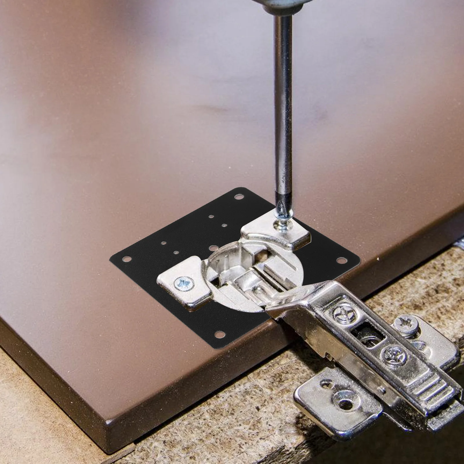 

6 комплектов петель для ремонта шкафа, комплект крепежных пластин для дверных петель, кронштейны из нержавеющей стали для шкафа