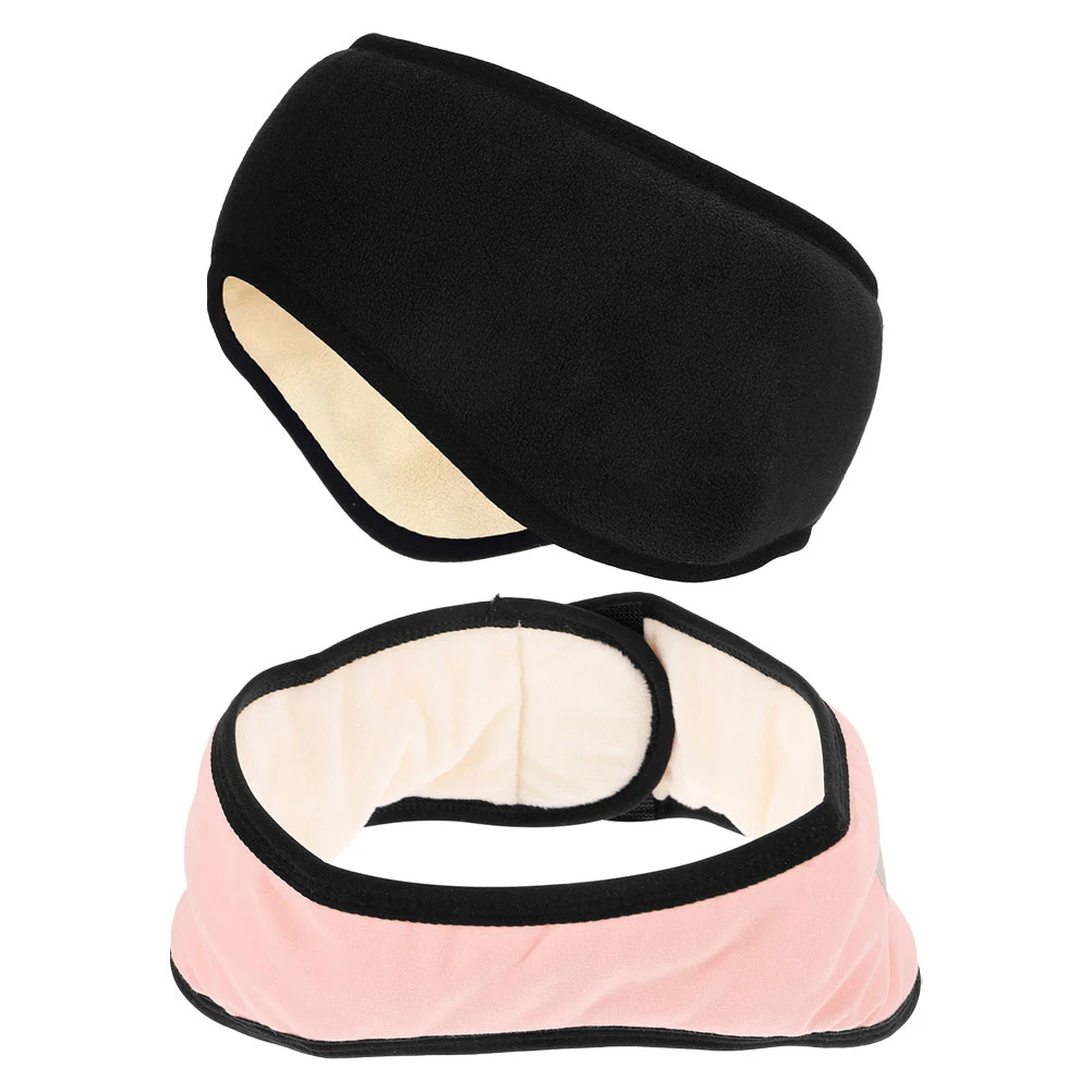 2 pezzi paraorecchie caldi copriorecchie per dormire fascia regolabile scaldaorecchie universali invernali per adulti uomini donne