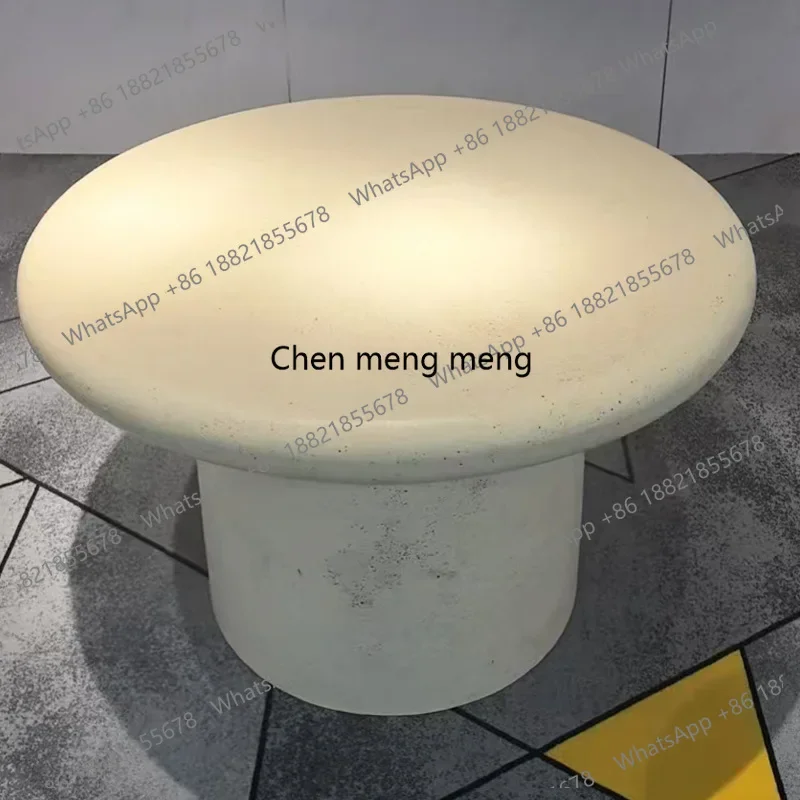 

New arrive Coffee table designer living room outdoor household round coffee table wabi-sabi art simple tea table