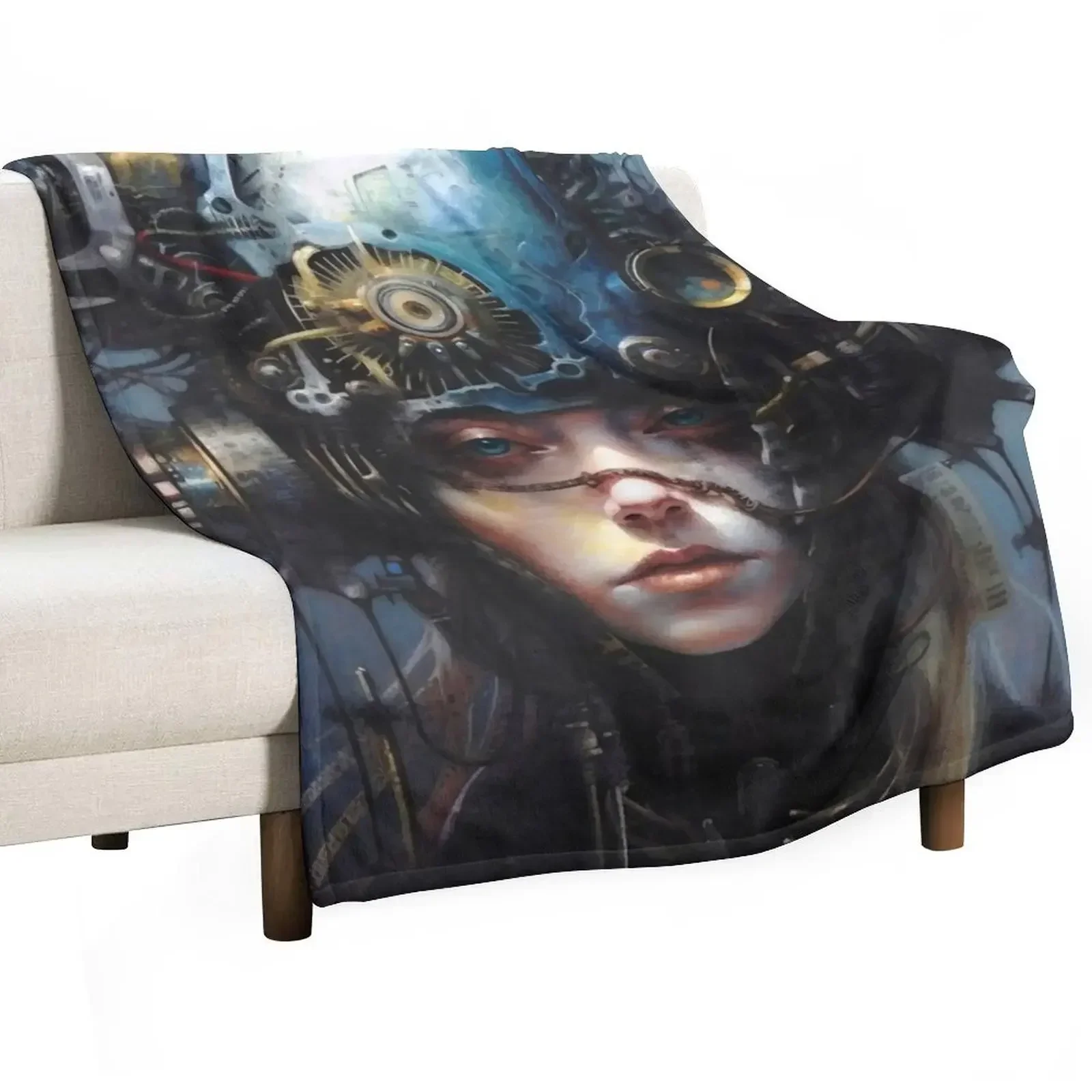 

Waterpixel Art #79 Throw Blanket Winter beds Tourist Blankets