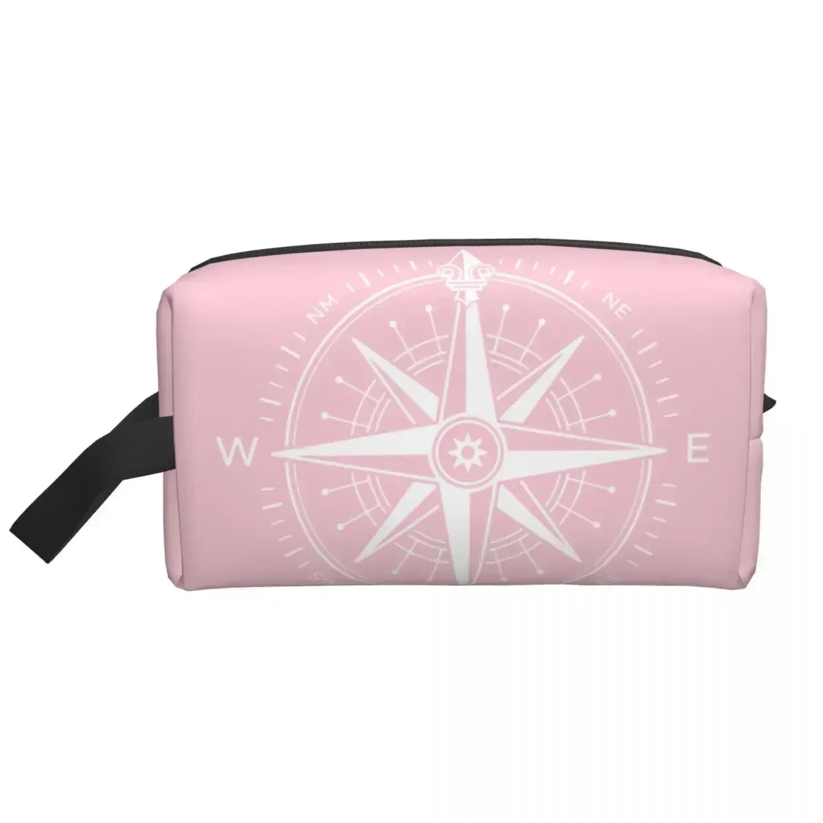 Vintage Nautical Compass Makeup Bag for Women Travel Cosmetic Organizer Cute Captain Anchor Boat Storage Toiletry Bags