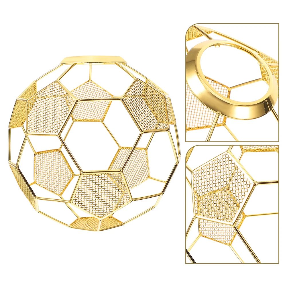 

2 PCS Football Lighting Lamp Shade Lampshade Protect Your Eyes from Glare Replacement Iron Decorative Vintage Cage