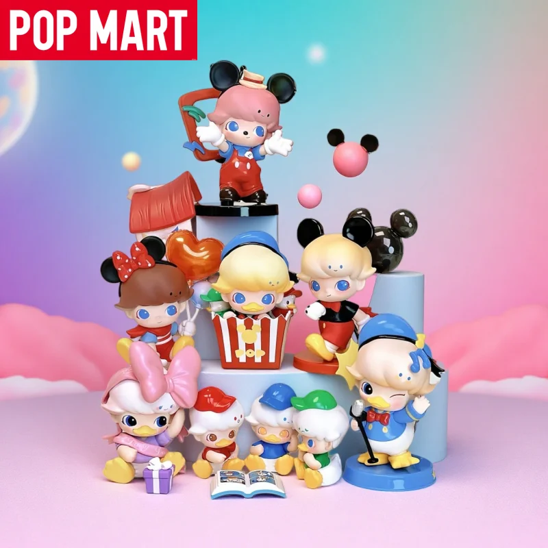 

Genuine POP MART DIMOO WORLD Series Blind Box Kawaii Anime Figure Model Decoration Figurine Desktop Display Toys Festival gifts