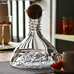 Quick Wine Decanter Light Luxury High-end Household Wine Fast Divider Creative Crystal Glass Iceberg Wine Dispenser Bar Tools