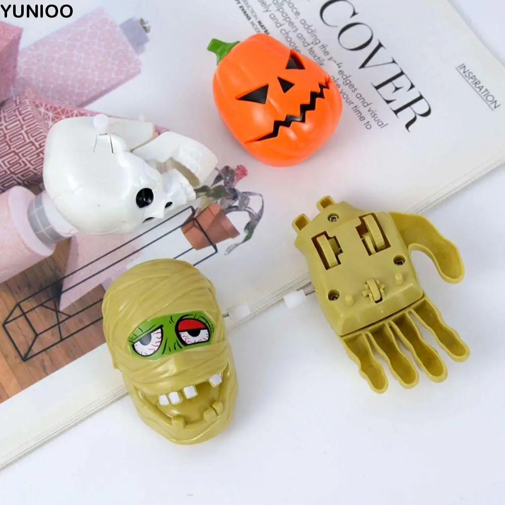 

Pumpkin Halloween Clockwork Toy Broken Hand Lifelike Broken Hand Wind Up Toys Walking Mummy Pumpkin Clockwork Toy