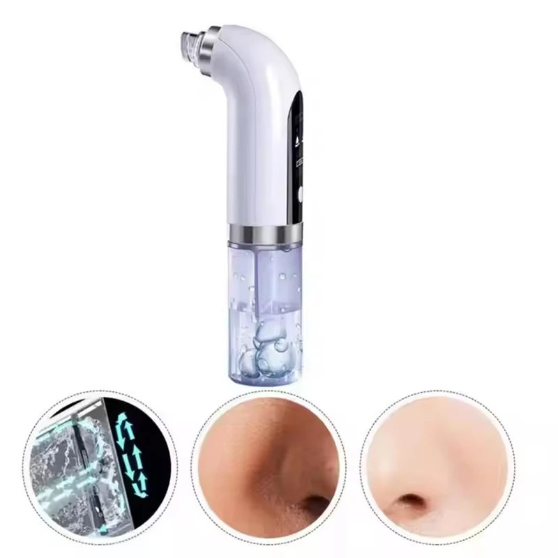 

Blackhead Remover Pore Acne Cleaner Electric Vacuum Small Bubble Water Cycle Skin Deep Clean USB Rechargeable Beauty Care Tool