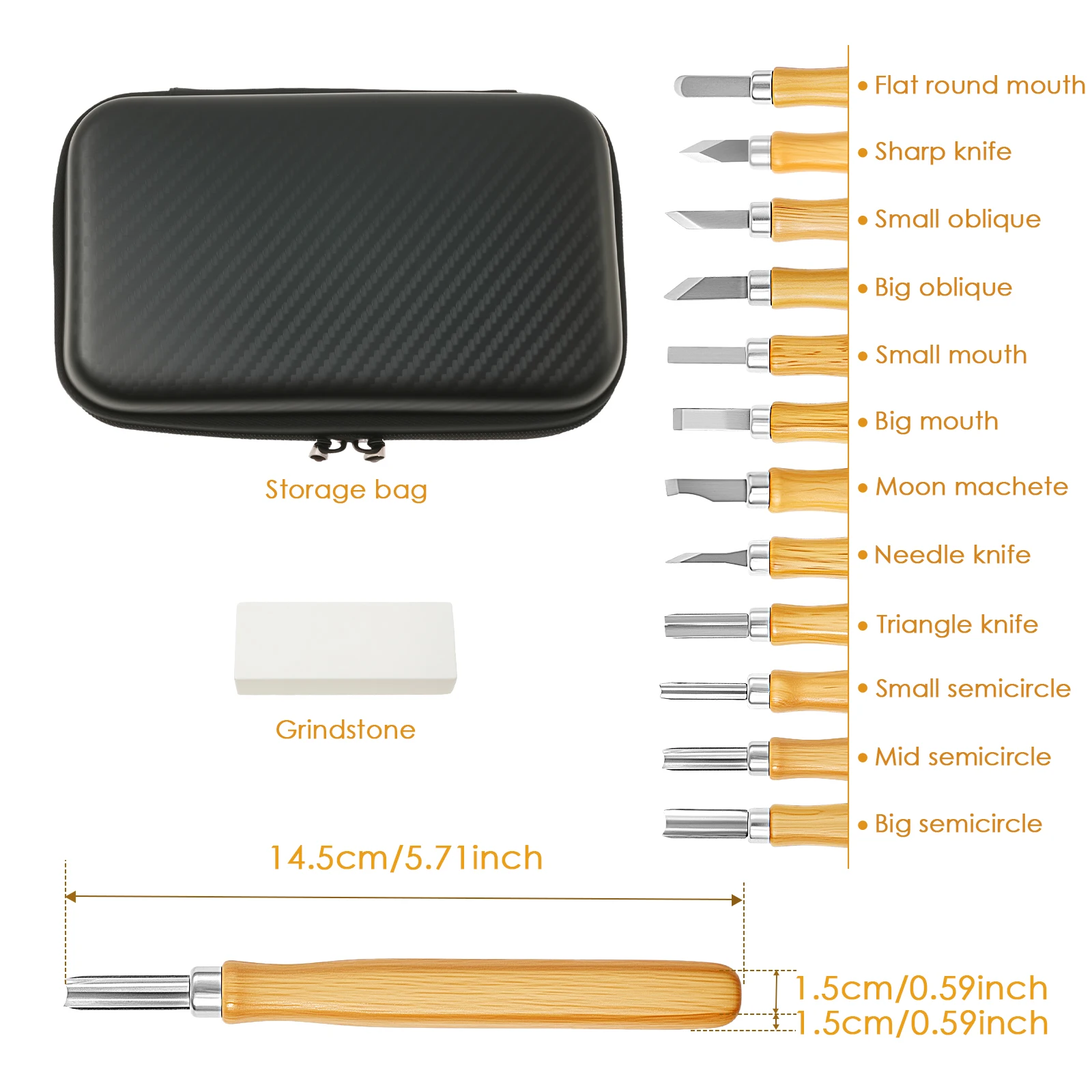 12 個木彫りキット木材削りカッター多目的彫刻刀セットプロの彫刻カッター木工彫刻ツール
