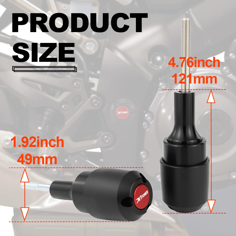 Motorcycle Frame Sliders Falling Protection Protector Pad GSX-S 1000 GT/GT+ GX/GX+ GSX-S 1000 GSX-S 1000S Katana 1000 For SUZUKI