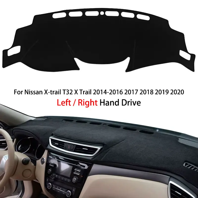 

For Nissan X-Trail T32 X Trail 2014-2017 2018 2019 2020 Car Dashboard Covers Mat Shade Cushion Pad Carpets Platform Desk Cover