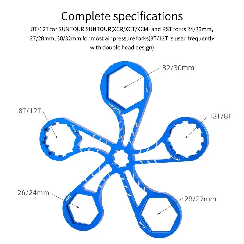 TOOPRE دراجة جبلية امتصاص الصدمات الجبهة شوكة غطاء الكتف وجع تركيب إزالة غرفة شوك الهواء أدوات إصلاح