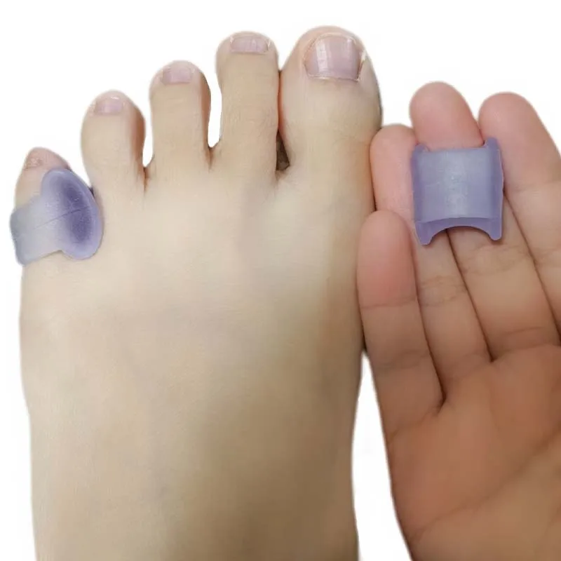 2 stücke = 1 Paar Hot Toe Silikon Bunion Korrektor Schutz Fußpflege ortho pä dische Finger Zehen Separator Korrektur Pad Fußpflege-Tool ﻿