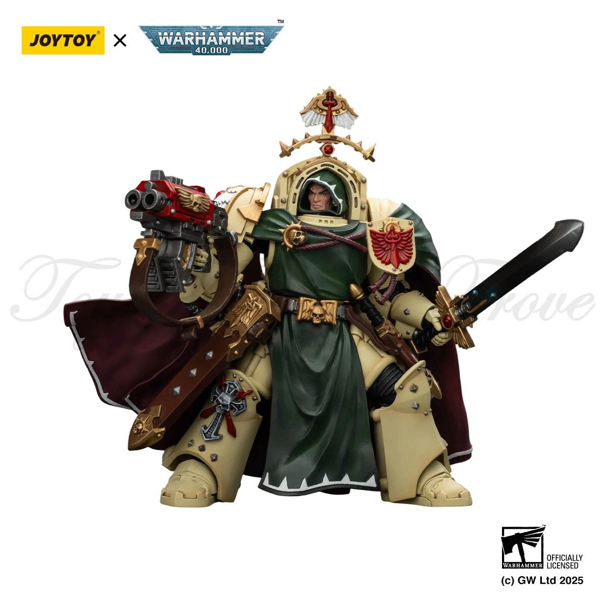 [NA STANIE] JOYTOY Warhammer 40k Figurka Akcji 1/18 Dark Angels Belial, Wielki Mistrz Skrzydła Śmierci