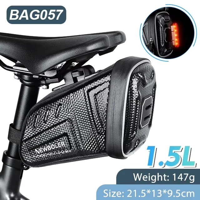 Waterdichte Fietszadeltas Met Wachtwoord Slot MTB Racefiets Zadeltas Reflecterende Fiets Gereedschaphouder Tas Fietsaccessoires