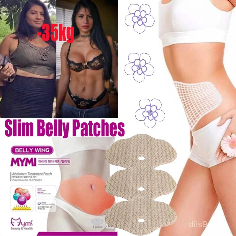 Hot Korean Mymi Slimming Patches Belly Fat Burner Wonder Patch 5-90PCS Shaping Firming and Contours Body 100% Weight Loss Stick