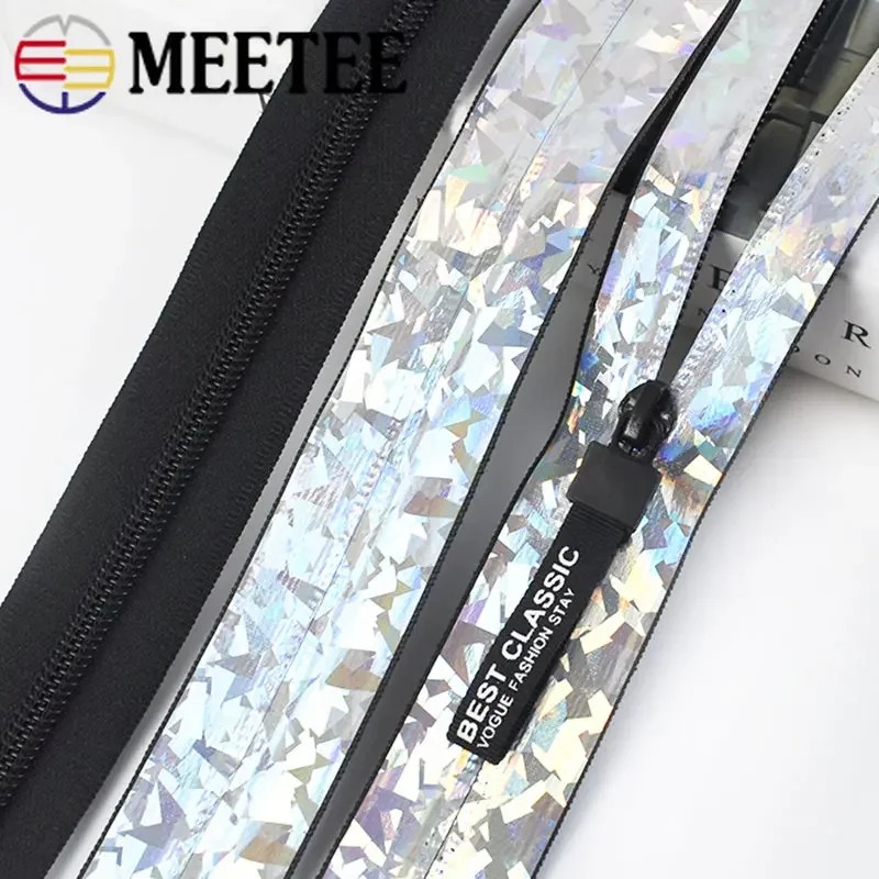 

2/5Meters Meetee 5# Waterproof Zipper Nylon Invisible Zippers Puller DIY for Bags Clothes Dress Decor Zips Sewing Accessories