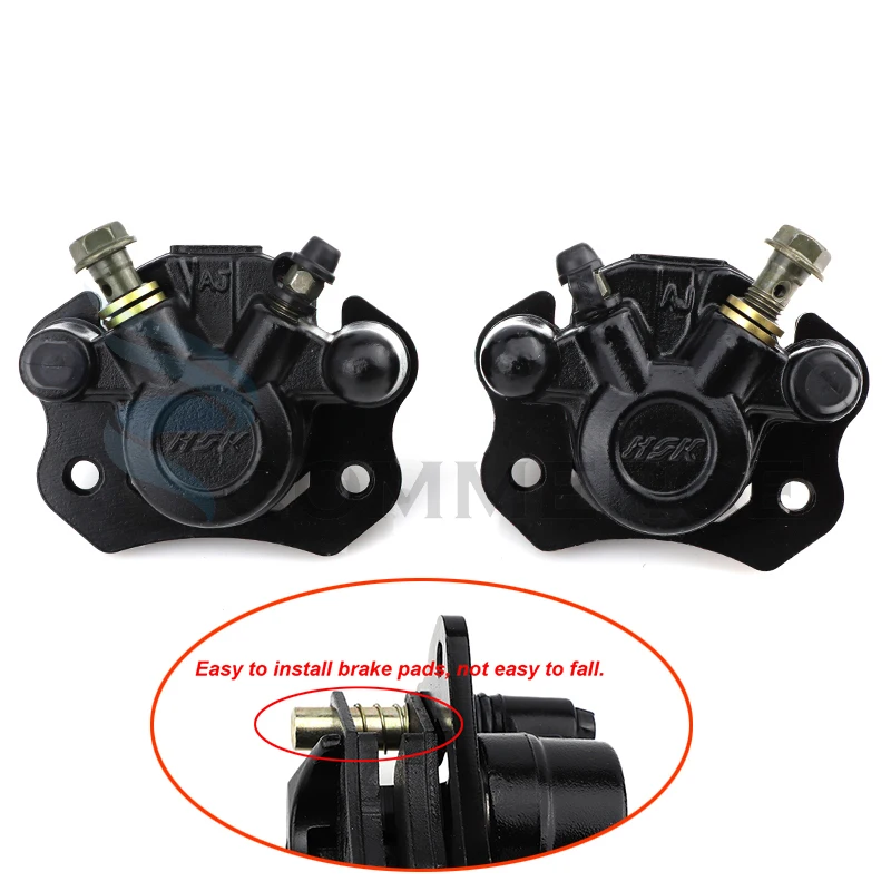 

1pair Hydraulic Disc Brake Caliper with brake pads for Chinese 50cc-250cc ATV Go Kart Buggy Quad Bike parts Taotao Sunl Kazuma