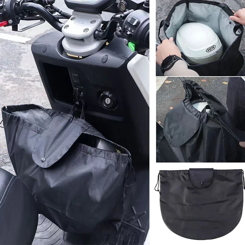 

Helmet Storage Bag for Motorcycle Scooter Bike Outdoor Riding Cycling Travel Carrying Pouch Black Portable Moto Accessories