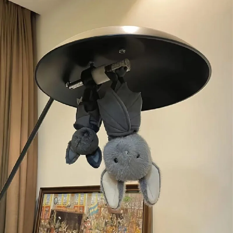 

Funny Bat Pig Doll Upside Down Creative And Fun Plush Toy Car Pendant Halloween Gift For Friends