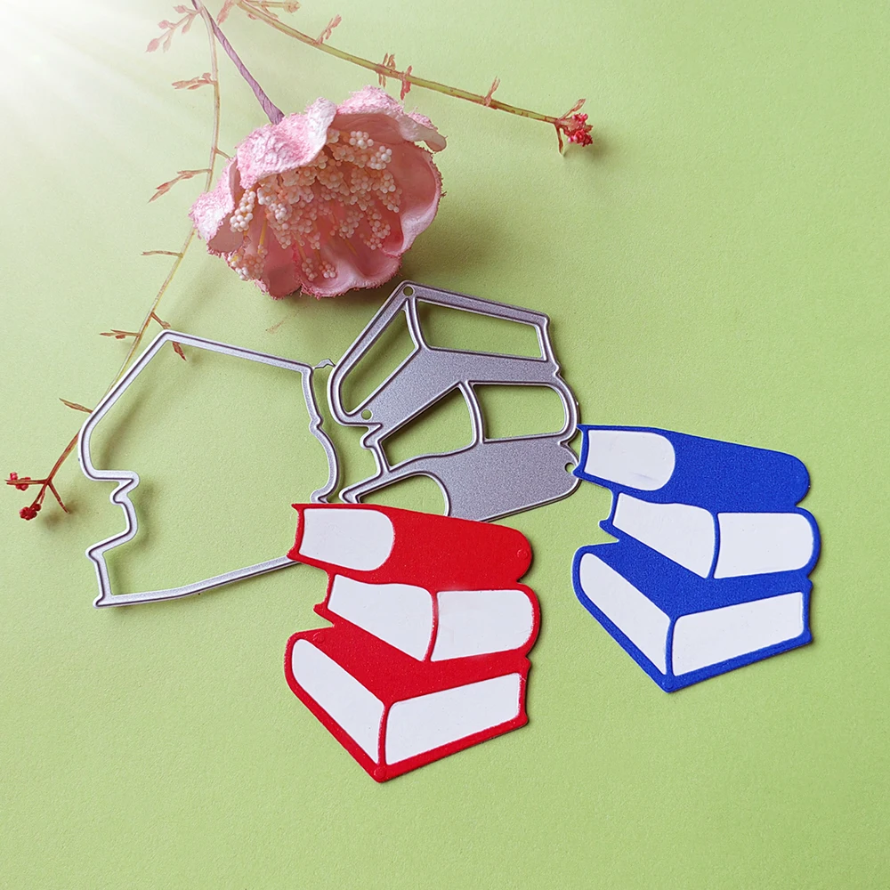 

Beautiful Teacher's Day Books die-cutting dies scrapbook decoration embossed photo album decoration card making DIY crafts