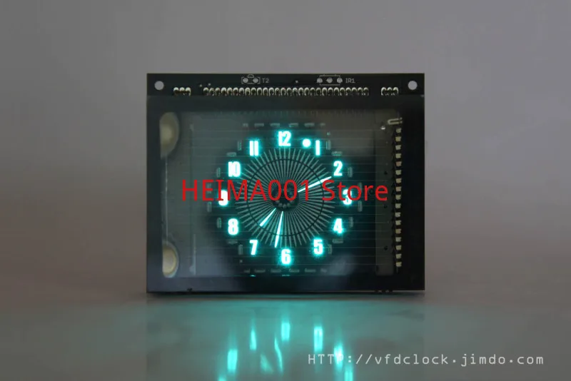 

Usb-powered BOE VFD48 Disc Pointer Clock V1.5- Fluorescent Electronic Clock - No Case