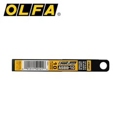 OLFA ASBB-10 Spare Blades Excel Black 10pcs 9mm Sharp Replacement Blade for Ltd-04 A2 SVR-1 Knife Art Cutter Model Craft Tools