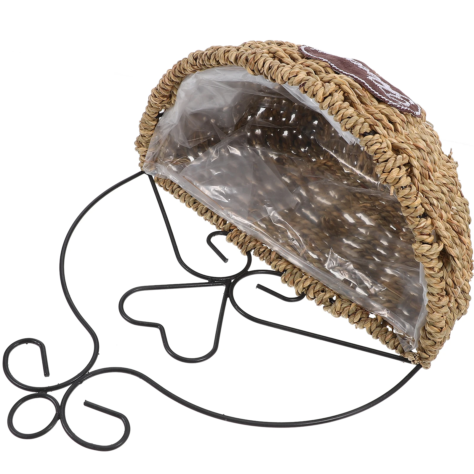 

1Pcs Fine Workmanship Wall Flower Basket for Natural Scene Decor - Iron Craft Hanging Basket Ornament Container