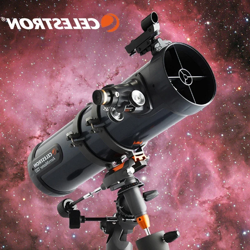 Celestron 130EQ Astronomical Telescope, Professional Star-Viewing, CG-3 Equatorial Instrument, 1.25 inch, Adjustable Bracket