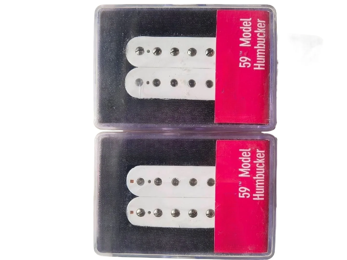 1 Piece SH-1 '59 Model White Humbucker Pickup Vintage PAF Tone Single Piece for LP Electric Guitar
