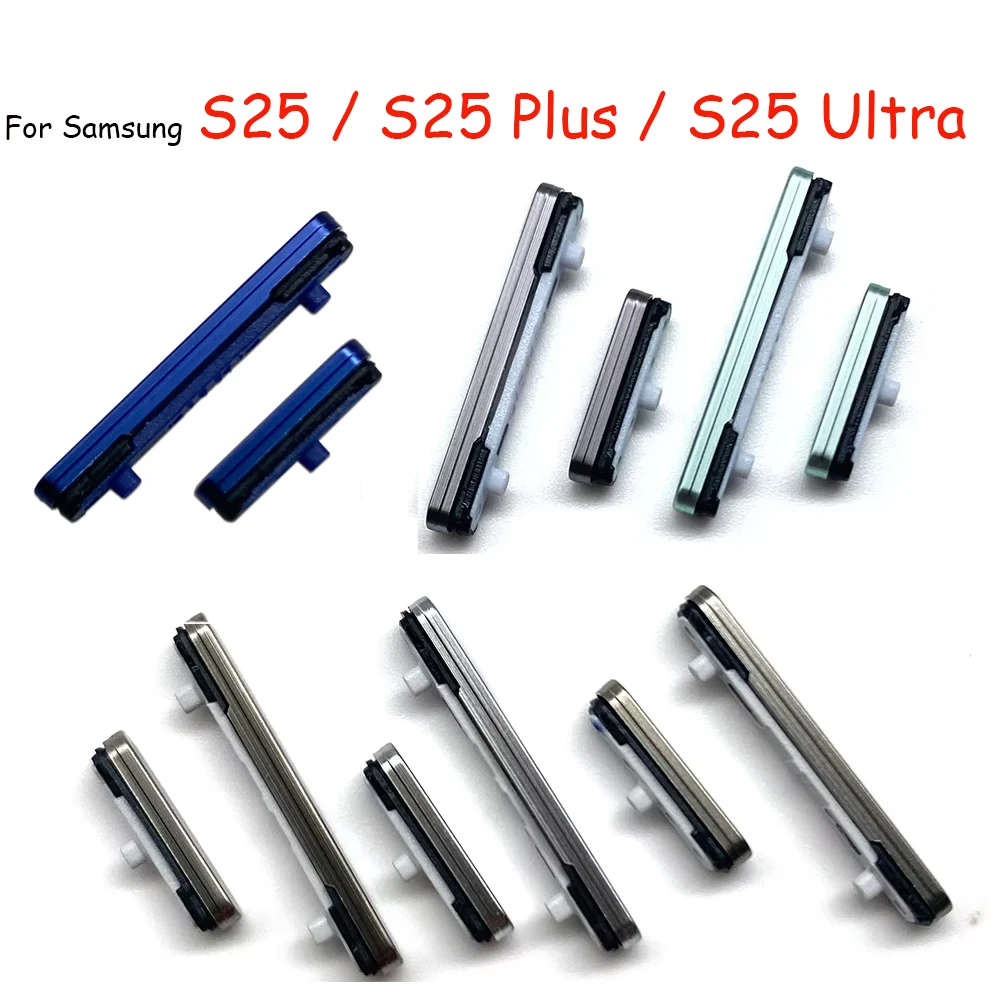 

10Pcs , Side Keys Power and Volume Buttons ReplacementFor Samsung S25 / S25 Plus / S25 Ultra