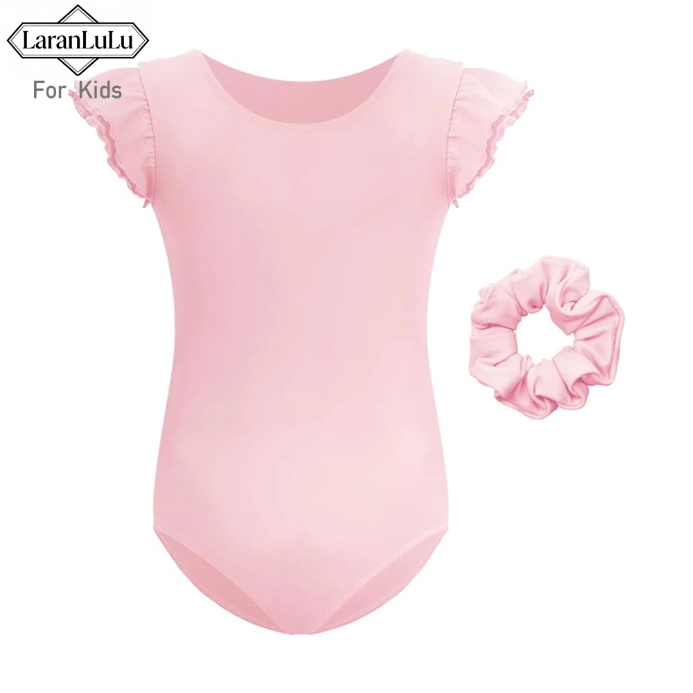 

Toddler Ruffle Short Sleeve Spandex Leotard Girl Ballet Leotard Party Dance Costume Stage Gymnastic Show Princess Clothing Kids