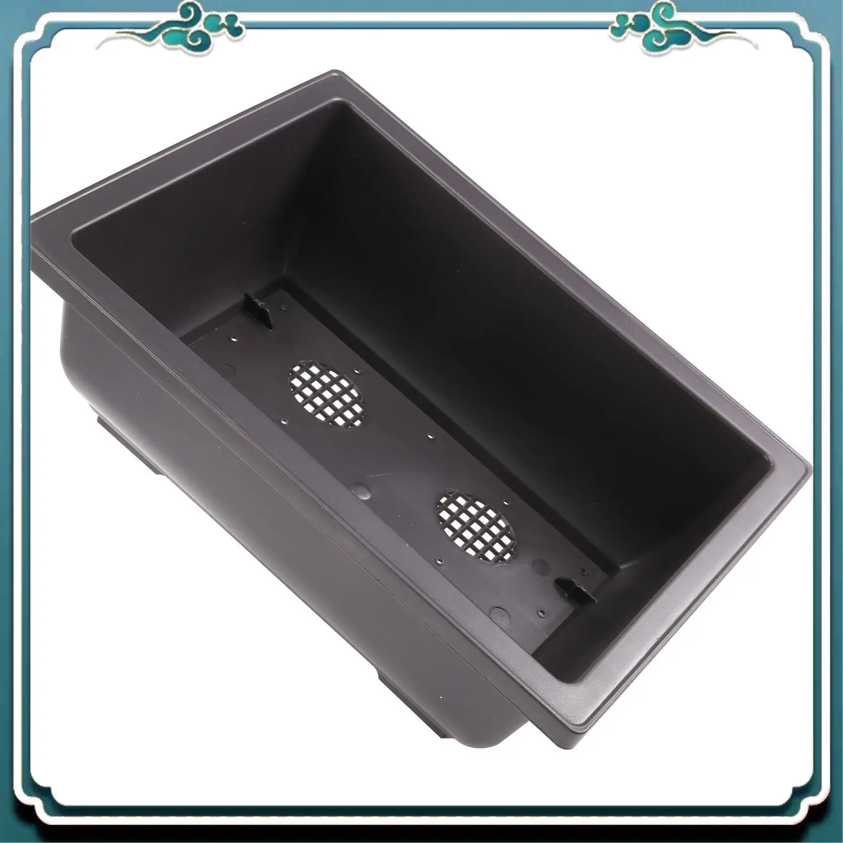 Large Flower Pot Rectangle Bonsai Nursery Planter Balcony Container 29X21X10.5Cm Limited Time Offer