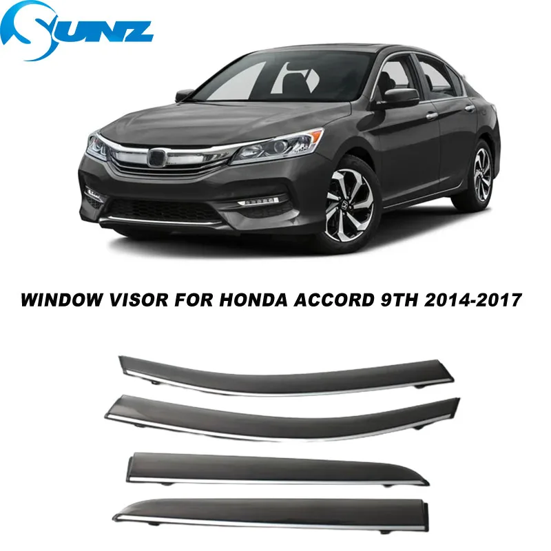 

Side Window Visor For Honda Accord 9th MK9-CR 2014 2015 2016 2017 Car Window Deflectors Weather Guard Door Visor Vent Shades