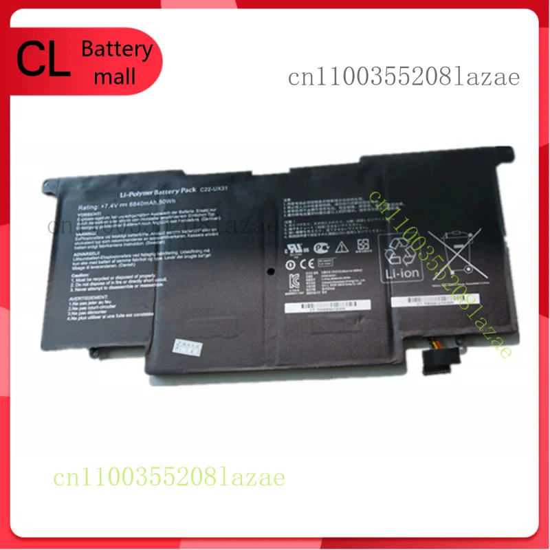 

Новый оригинальный аккумулятор C22-UX31 для серии ультрабуков Asus ZenBook UX31 UX31A UX31E
