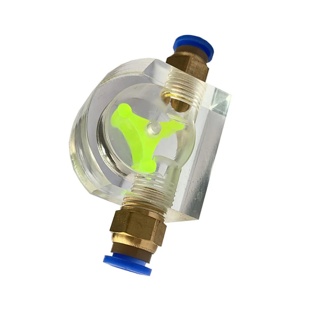 1pcs Flow Meter Water Cooling Monitor Spindle Motor Rotation Cooling Indicator For Computer Heat Pipes Connectors